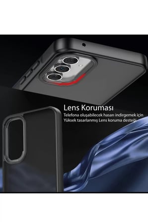 Newface Samsung Galaxy A05S Kılıf Elegant Kapak - Açık Mavi