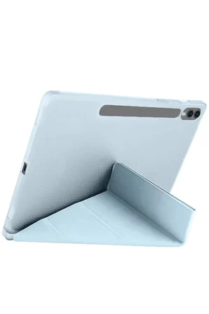Newface Samsung Galaxy X510 Tab S9 FE 11 Kılıf Kalemlikli Mars Tablet Kılıfı - Mavi