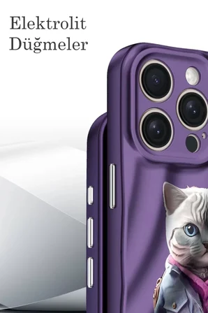 Newface Apple iPhone 14 Pro Kılıf Crew Desenli Kapak - Galata Kulesi