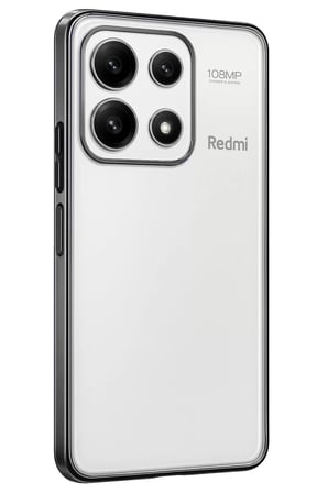 Newface Xiaomi Poco X6 Pro Kılıf Razer Lensli Silikon - Gümüş