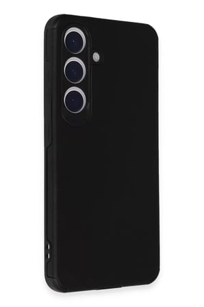 Newface Samsung Galaxy S24 Kılıf Loop Deri Silikon - Siyah