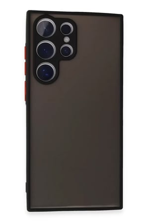 Newface Samsung Galaxy S24 Ultra Kılıf Montreal Silikon Kapak - Siyah