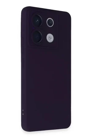Newface Xiaomi Redmi Note 13 Pro 5G Kılıf Nano içi Kadife Silikon - Mor