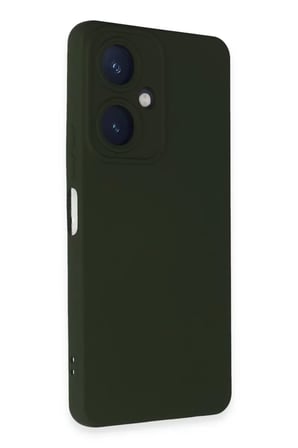 Newface Vivo Y27 Kılıf Nano içi Kadife Silikon - Koyu Yeşil