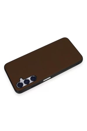 Newface Samsung Galaxy A05S Kılıf Taft Kapak - Kahverengi