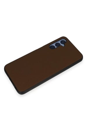 Newface Samsung Galaxy A05S Kılıf Taft Kapak - Kahverengi
