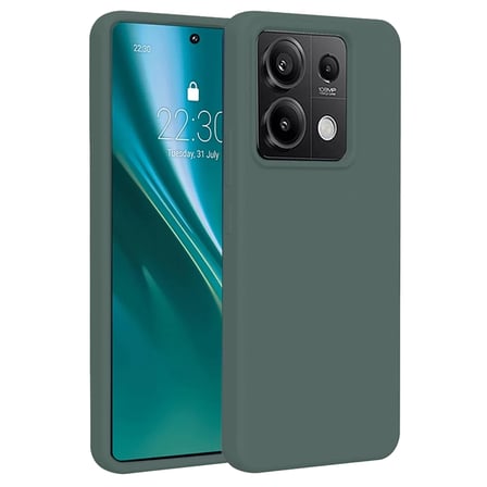 Newface Xiaomi Redmi Note 13 4G Kılıf First Silikon - Koyu Yeşil