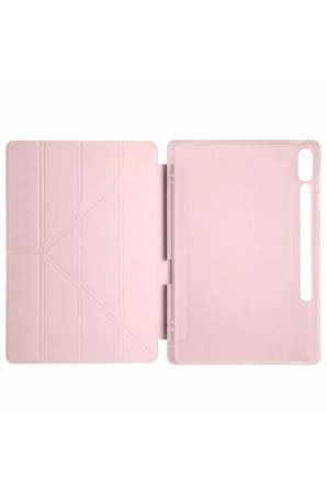 Newface Samsung Galaxy X610 Tab S9 FE Plus 12.4 Kılıf Kalemlikli Mars Tablet Kılıfı - Rose Gold