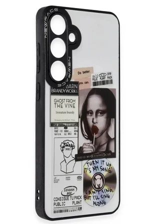 Newface Samsung Galaxy A25 5G Kılıf Mirror Desenli Kapak - Mirror - 2