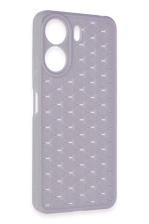 Newface Xiaomi Redmi 13C Kılıf Petek Silikon Kapak - Lila