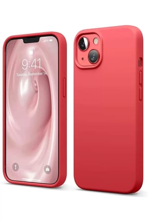 Newface Apple iPhone 14 Kılıf First Silikon - Kırmızı