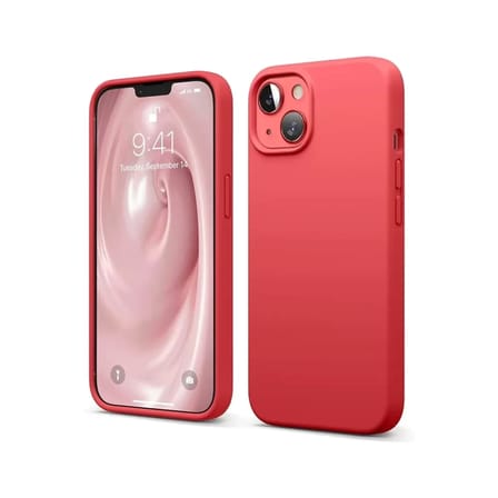 Newface Apple iPhone 14 Kılıf First Silikon - Kırmızı
