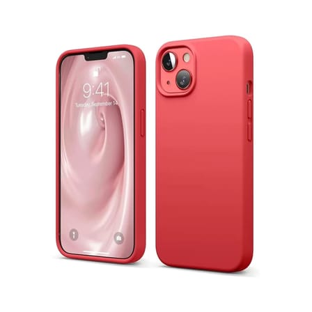 Newface Apple iPhone 14 Kılıf First Silikon - Kırmızı