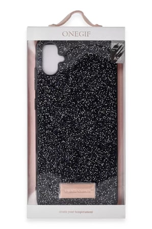 Onegif Samsung Galaxy A05 Bright Simli Kapak - Gold