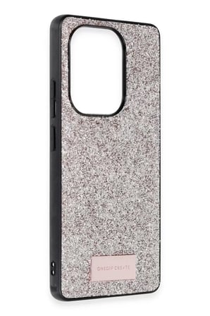 Onegif Xiaomi Redmi Note 13 Pro 4G Bright Simli Kapak - Gold