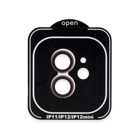 Joko Apple iPhone 11 PVD Metal Kamera Lens - Turuncu