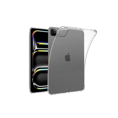 Newface Apple iPad Pro 11 (2024) Kılıf Anti Shock Tablet Silikon - Şeffaf