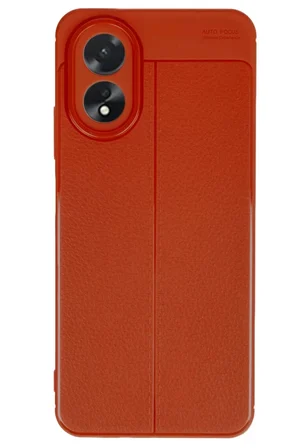 Newface Oppo A38 Kılıf Auto Focus Kapak - Kırmızı