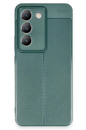 Newface Vivo V30 Lite 4G Kılıf Auto Focus Kapak - Koyu Yeşil