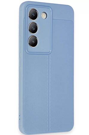 Newface Vivo V30 Lite 4G Kılıf Auto Focus Kapak - Mavi