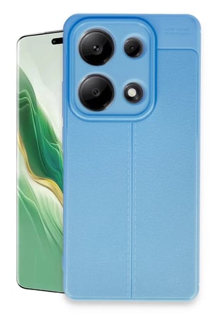 Newface Xiaomi Redmi Note 13 Pro 4G Kılıf Auto Focus Kapak - Mavi