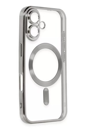 Newface Apple iPhone 16 Kılıf Kross Magneticsafe Kapak - Titan Gri
