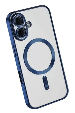 Newface Apple iPhone 16 Kılıf Kross Magneticsafe Kapak - Lacivert