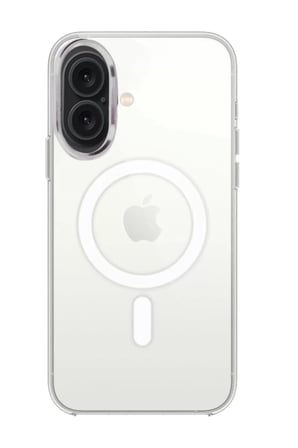 Newface Apple iPhone 16 Plus Kılıf Pc Real Magsafe Kapak - Şeffaf