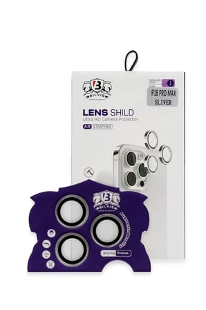 Newface Apple iPhone 16 Pro Max Bilvis Titan Kamera Lens - Titan Gri
