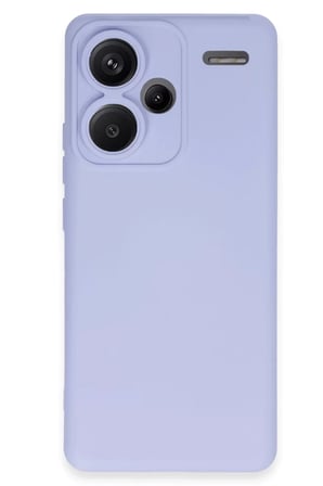 Newface Xiaomi Redmi Note 13 Pro Plus Kılıf Nano içi Kadife Silikon - Lila