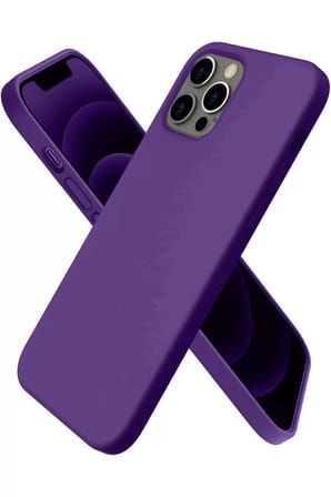 Newface Apple iPhone 12 Pro Kılıf First Silikon - Mürdüm