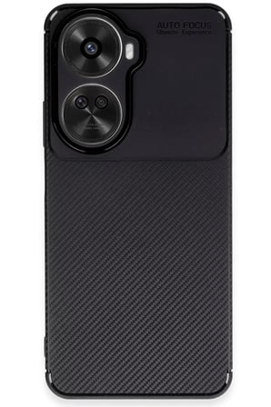 Newface Huawei Nova 12 SE Kılıf Auto Focus Karbon Kapak - Siyah