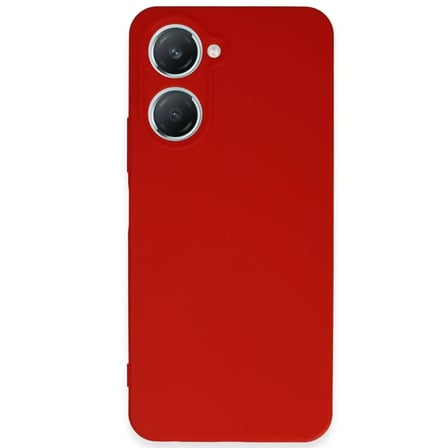 Newface Vivo Y18 Kılıf First Silikon - Kırmızı