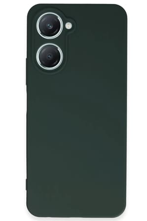 Newface Vivo Y18 Kılıf First Silikon - Koyu Yeşil