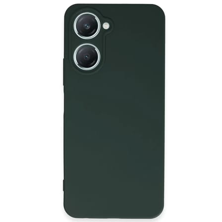Newface Vivo Y18 Kılıf First Silikon - Koyu Yeşil