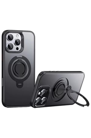 Joko Apple iPhone 16 Pro Avatar 360 Dönen Magsafe Kapak - Siyah