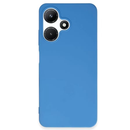 Newface İnfinix Hot 30i Kılıf First Silikon - Mavi