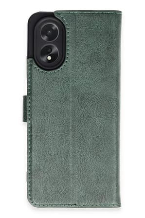 Newface Oppo A38 Kılıf Trend S Plus Kapaklı Kılıf - Yeşil