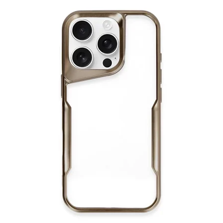 Newface Apple iPhone 16 Pro Kılıf Boyi Silikon Kapak - Desert