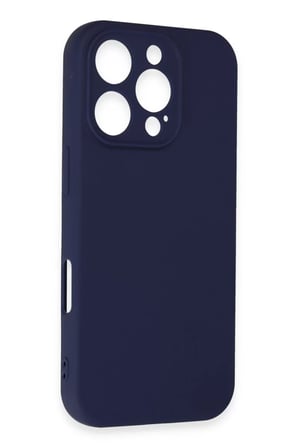 Newface Apple iPhone 16 Pro Kılıf First Silikon - Lacivert