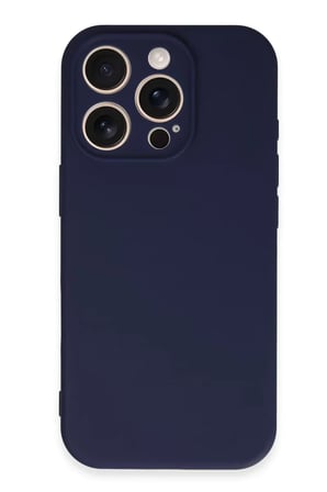Newface Apple iPhone 16 Pro Kılıf First Silikon - Lacivert