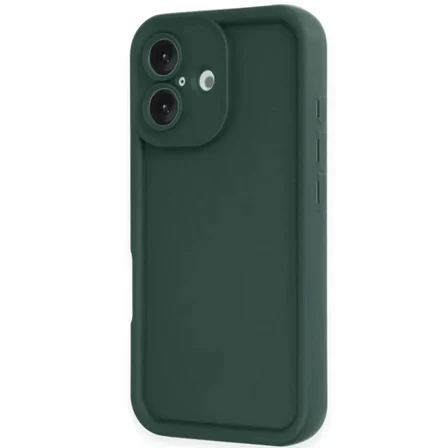 Newface Apple iPhone 16 Kılıf Viera Silikon - Koyu Yeşil