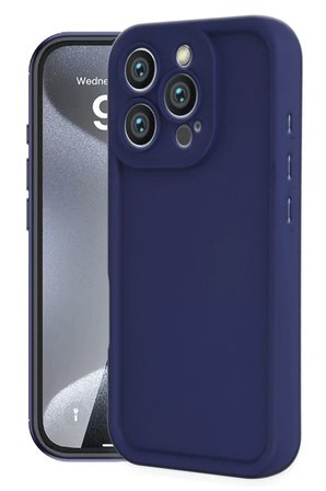 Newface Apple iPhone 16 Pro Max Kılıf Viera Silikon - Lacivert