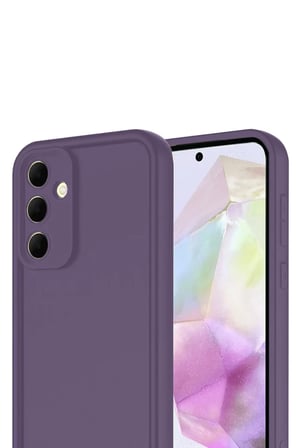Newface Samsung Galaxy A16 5G Kılıf Viera Silikon - Mürdüm