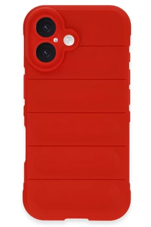 Newface Apple iPhone 16 Plus Kılıf Optimum Silikon - Kırmızı