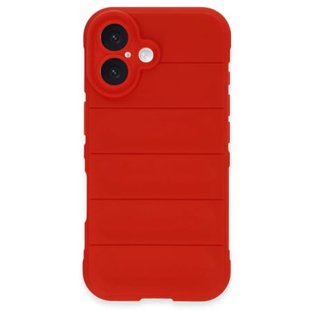 Newface Apple iPhone 16 Plus Kılıf Optimum Silikon - Kırmızı