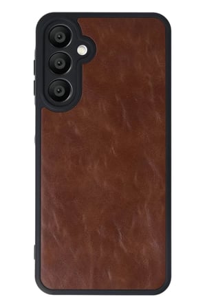 Newface Samsung Galaxy A16 5G Kılıf Aras Deri Kapak - Taba