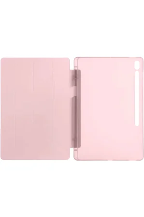Newface Apple iPad Pro 13 (2024) Kılıf Kalemlikli Hugo Tablet Kılıfı - Rose Gold