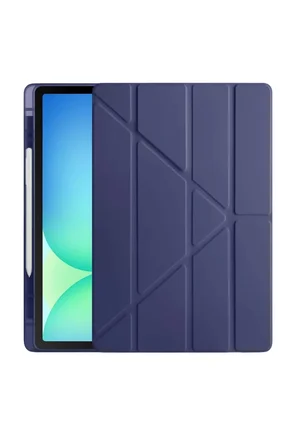 Newface Apple iPad Pro 13 (2024) Kılıf Kalemlikli Hugo Tablet Kılıfı - Lacivert