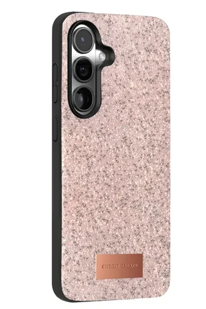Onegif Samsung Galaxy S24 FE Bright Simli Kapak - Pembe